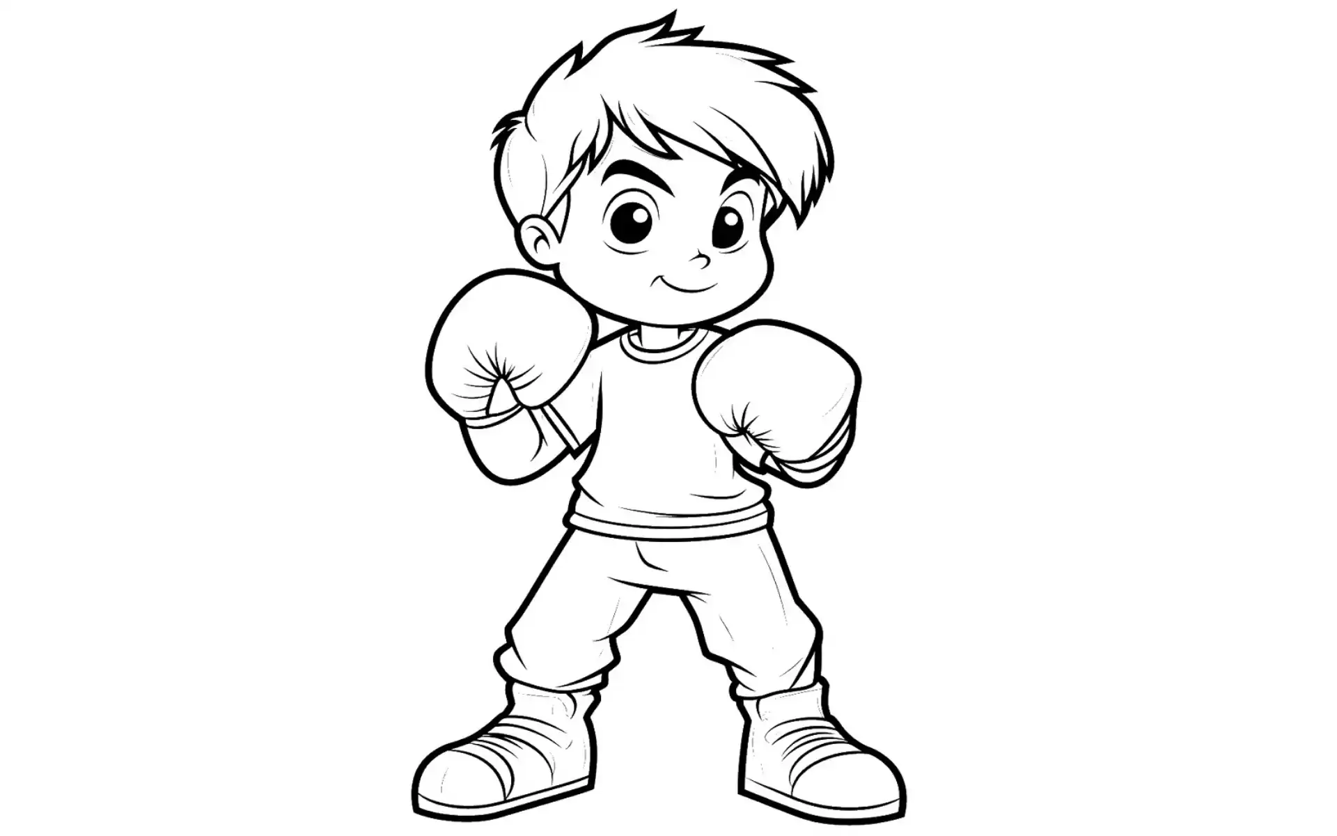 Boxing Coloring Pages