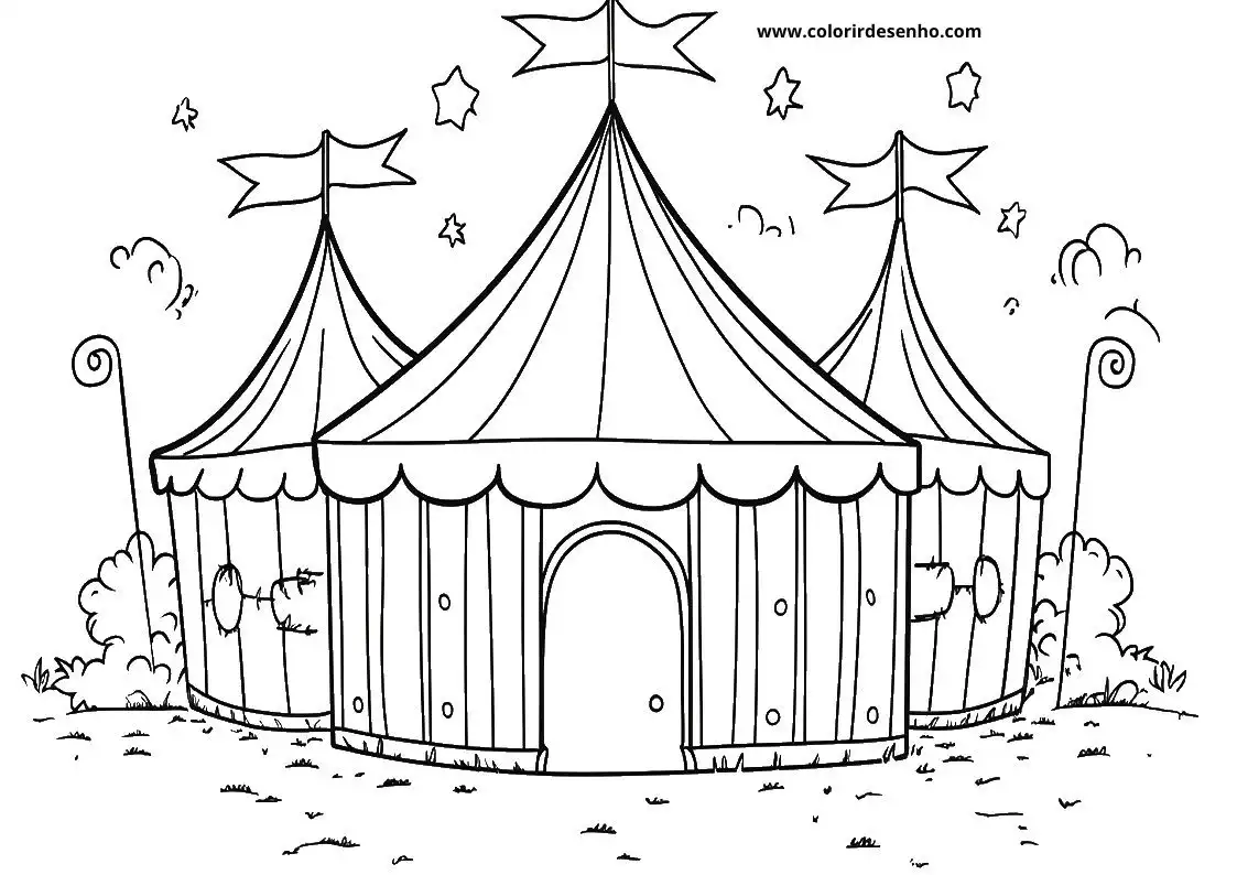 Circus Coloring Pages 14