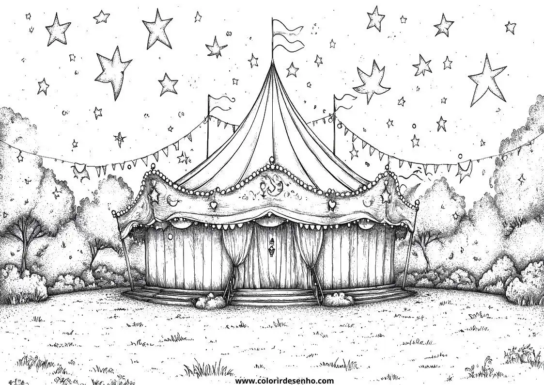 Circus Coloring Pages 18