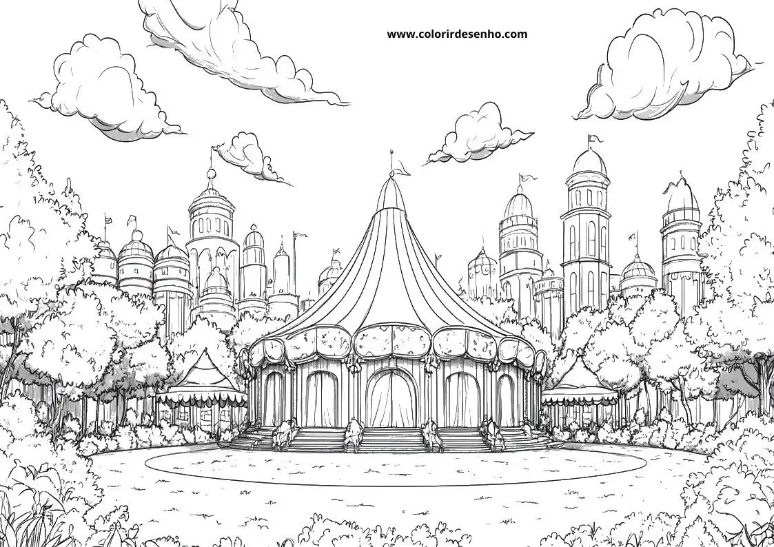 Circus Coloring Pages 33