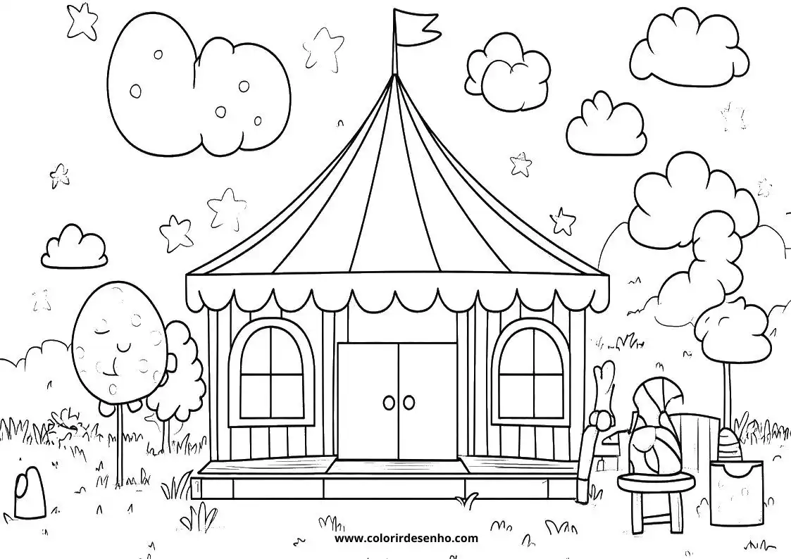 Circus Coloring Pages 37