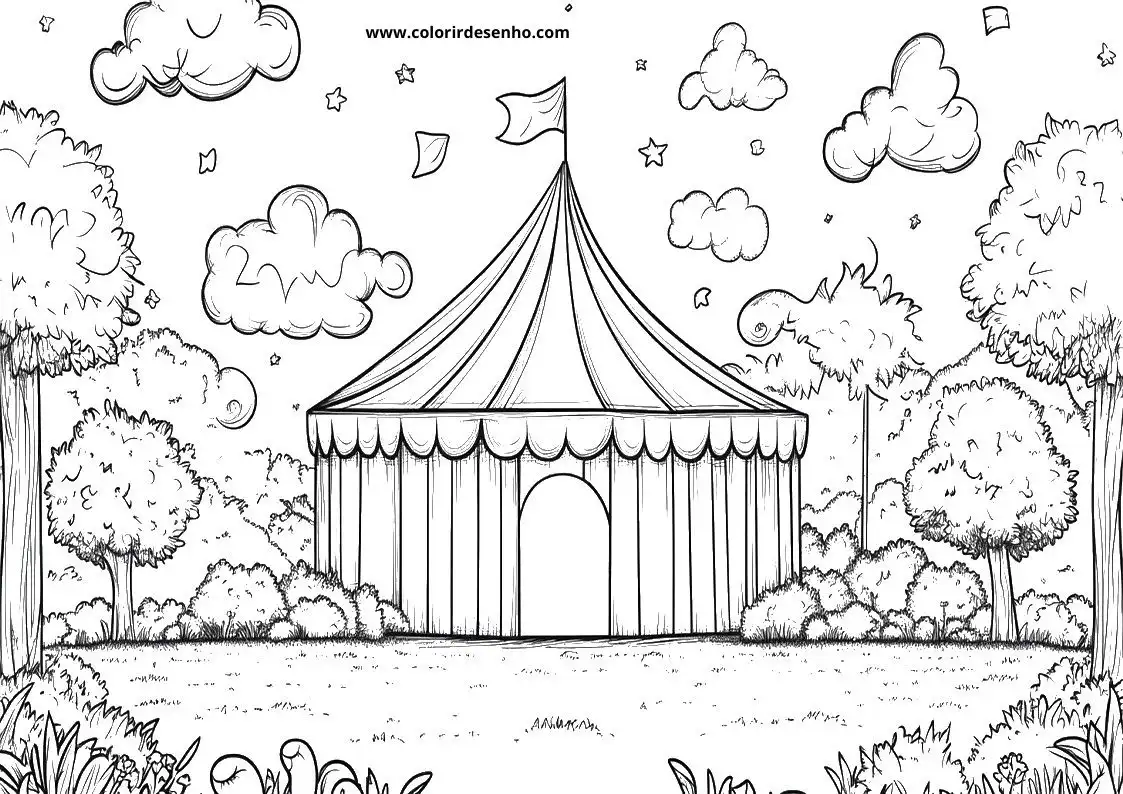 Circus Coloring Pages 41