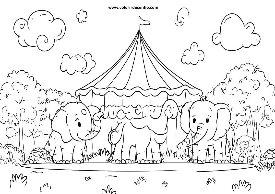 Circus Coloring Pages 43