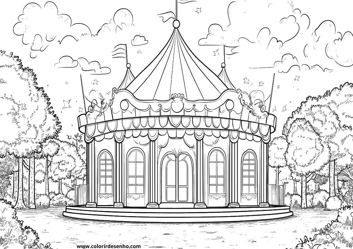 Circus Coloring Pages 46