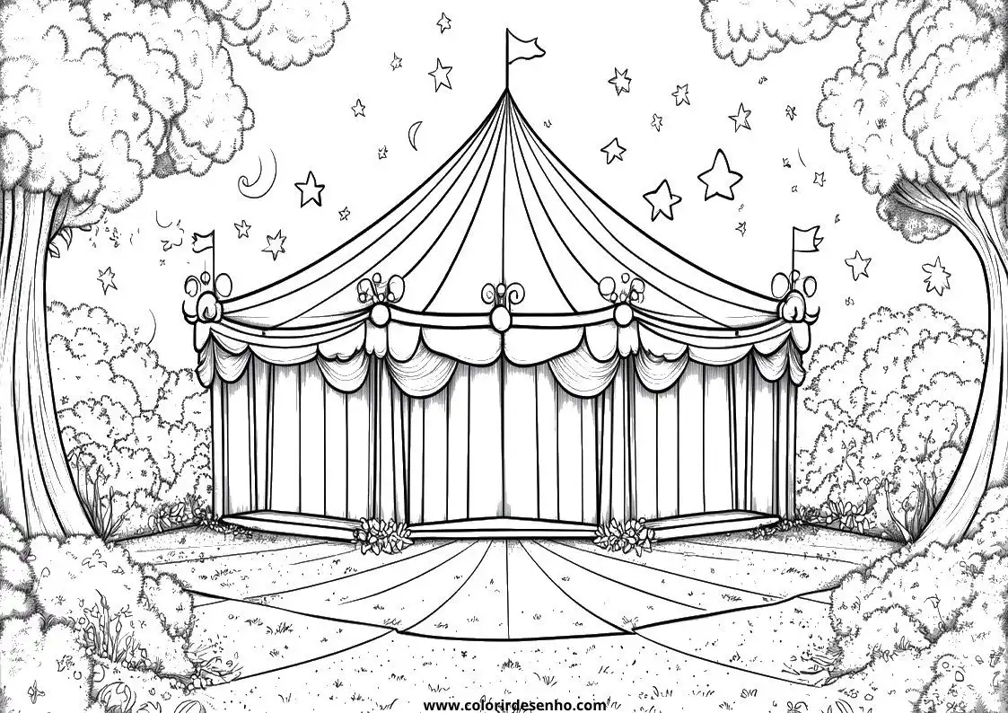 Circus Coloring Pages 47