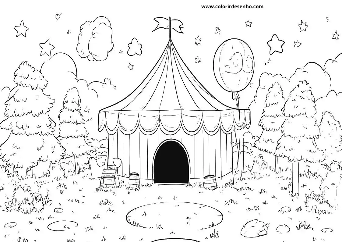 Circus Coloring Pages 7