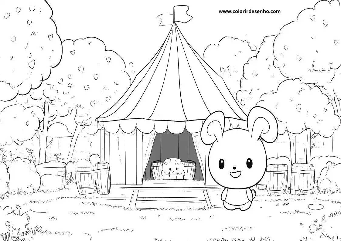 Circus Coloring Pages 9