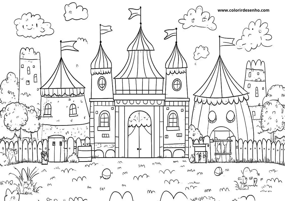 Printable Circus Coloring Pages 100