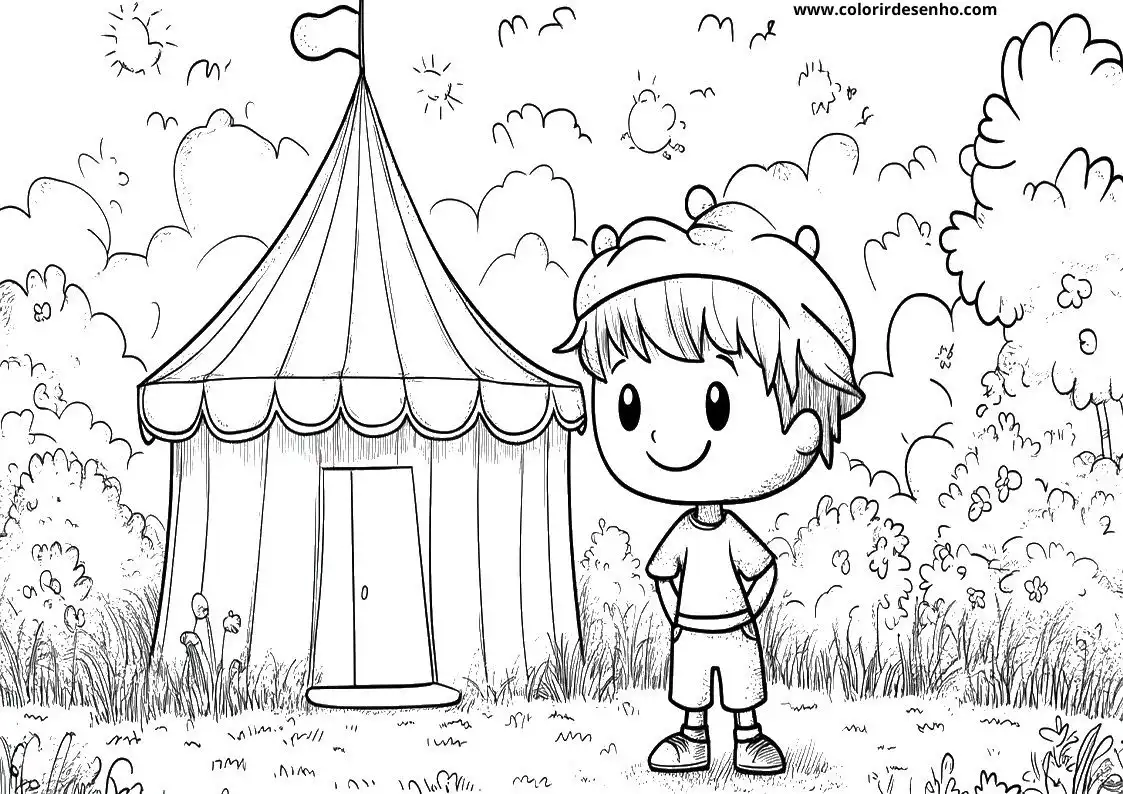 Printable Circus Coloring Pages 58