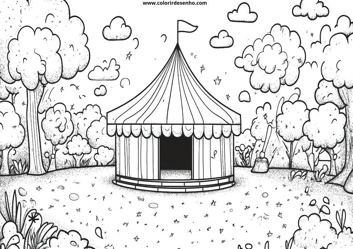 Printable Circus Coloring Pages 71