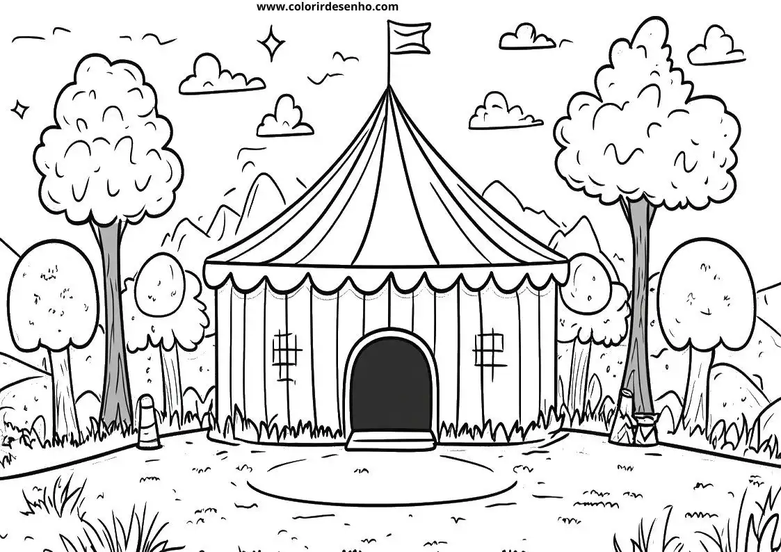 Printable Circus Coloring Pages 72