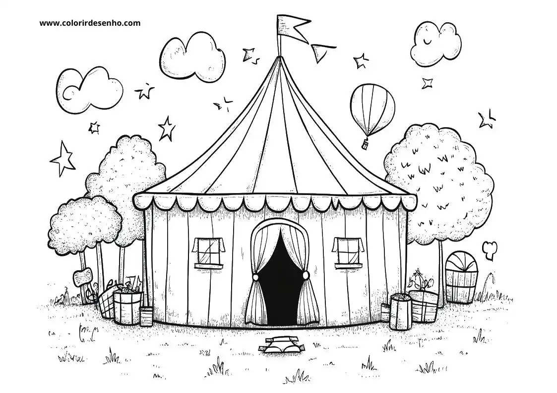 Printable Circus Coloring Pages 80