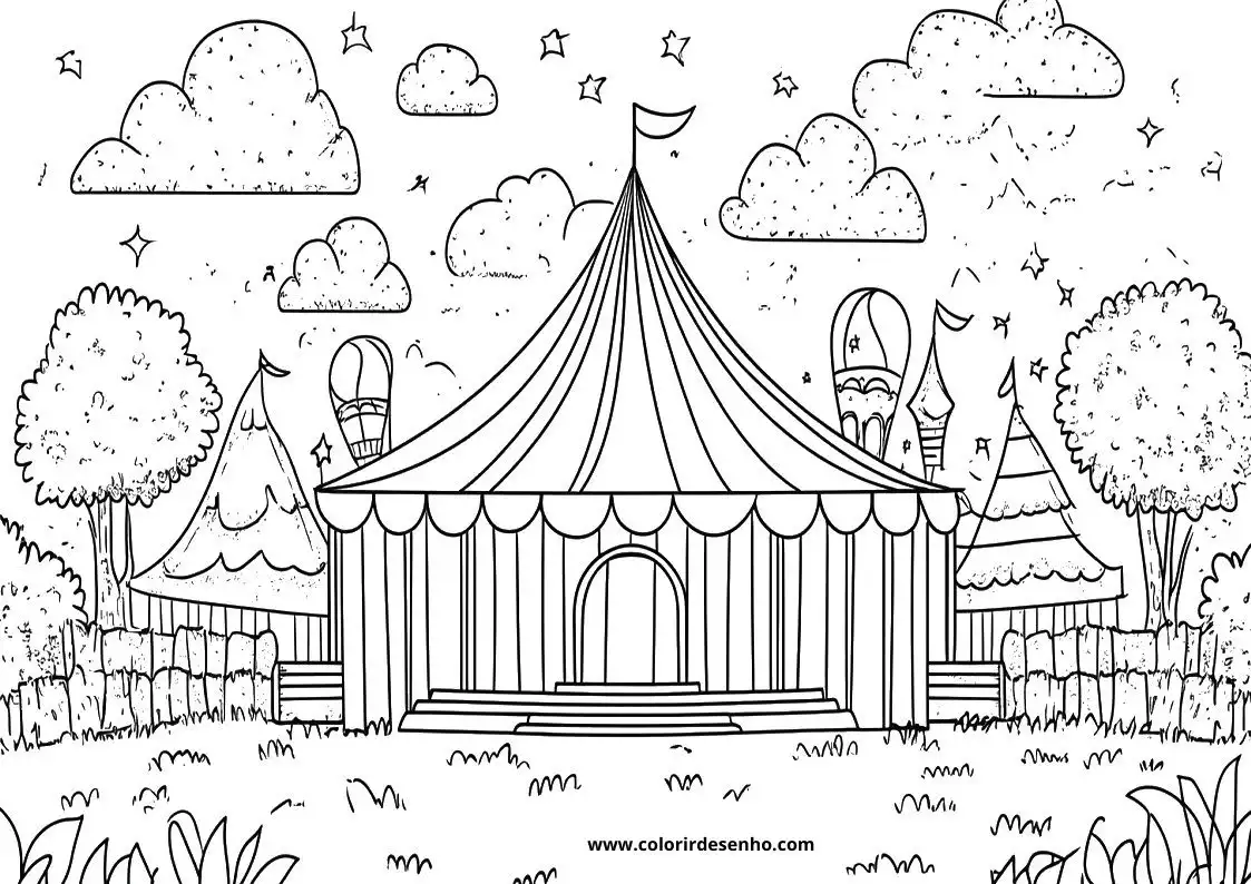 Printable Circus Coloring Pages 86