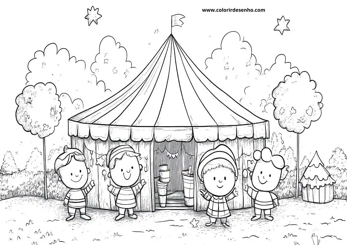 Printable Circus Coloring Pages 89