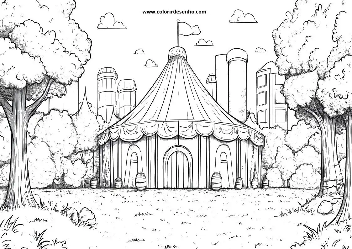 Circus Coloring Sheets 114