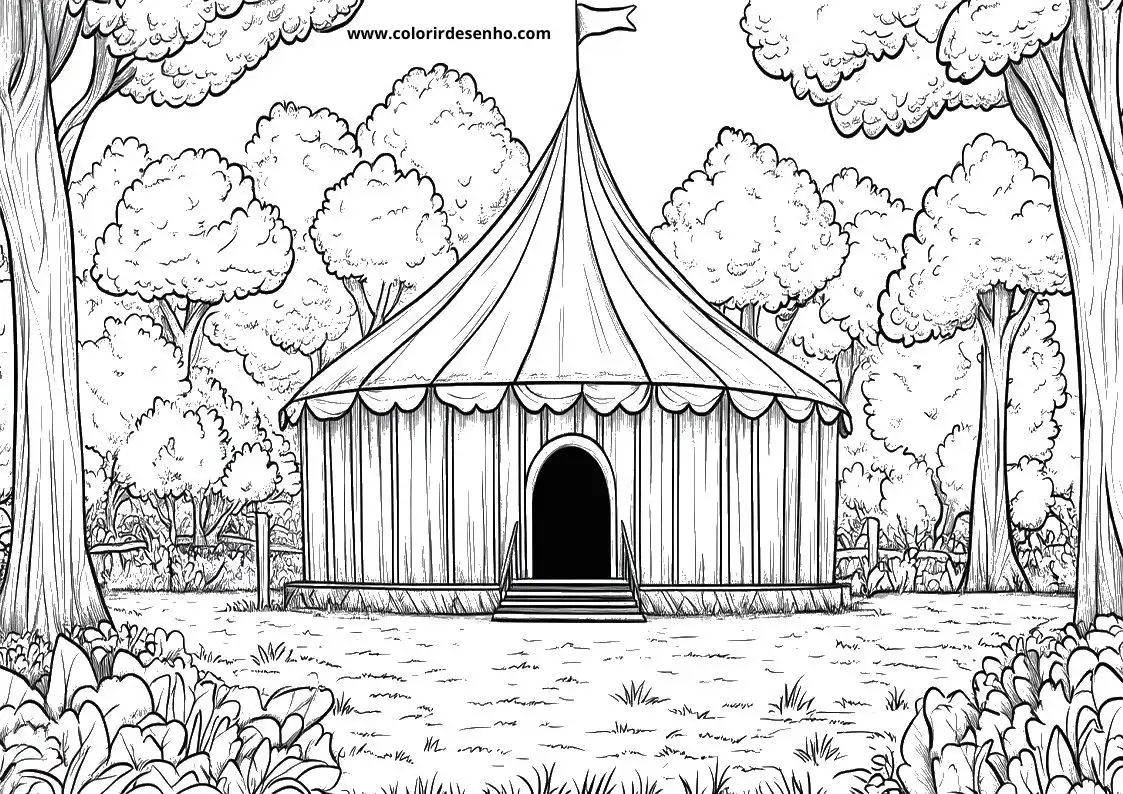 Circus Coloring Sheets 116