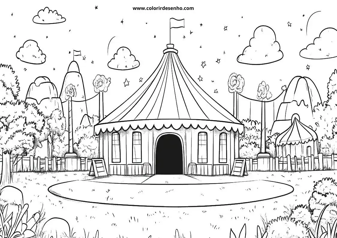 Circus Coloring Sheets 128