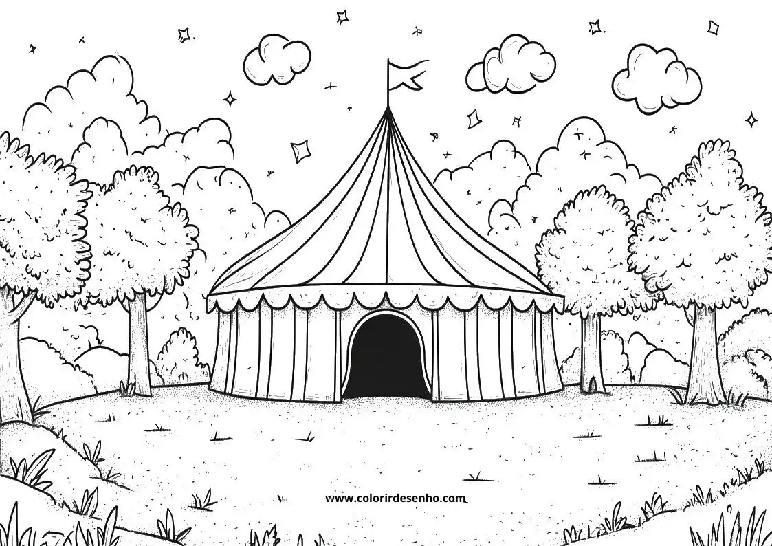 Circus Coloring Sheets 136