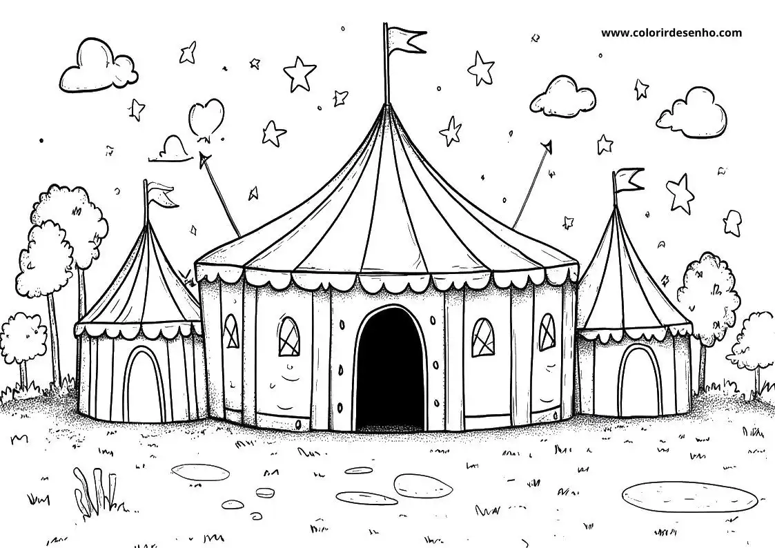 Circus Coloring Sheets 157