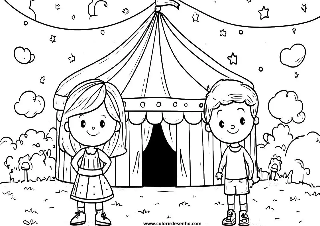 Circus Coloring Sheets 165