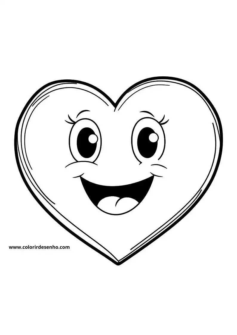 Printable Heart Coloring Pages 101