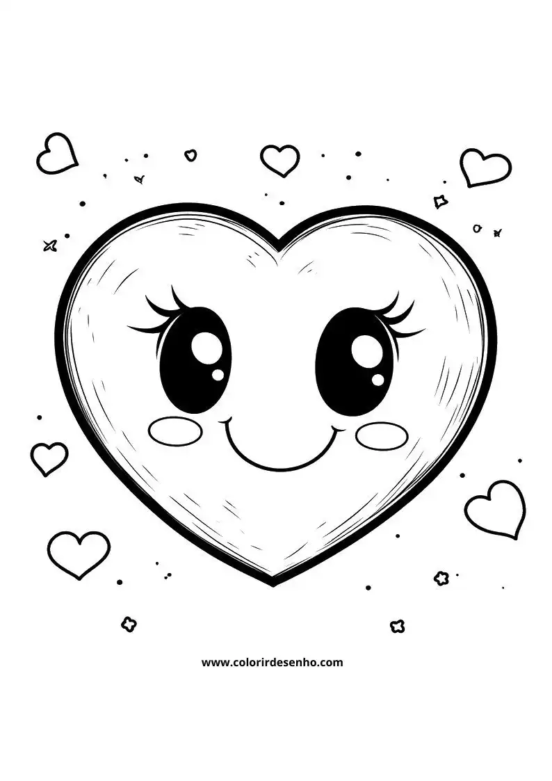 Printable Heart Coloring Pages 104