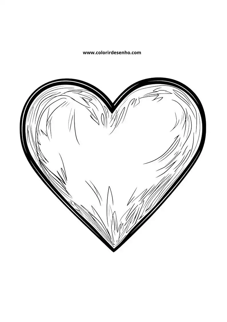 Printable Heart Coloring Pages 110