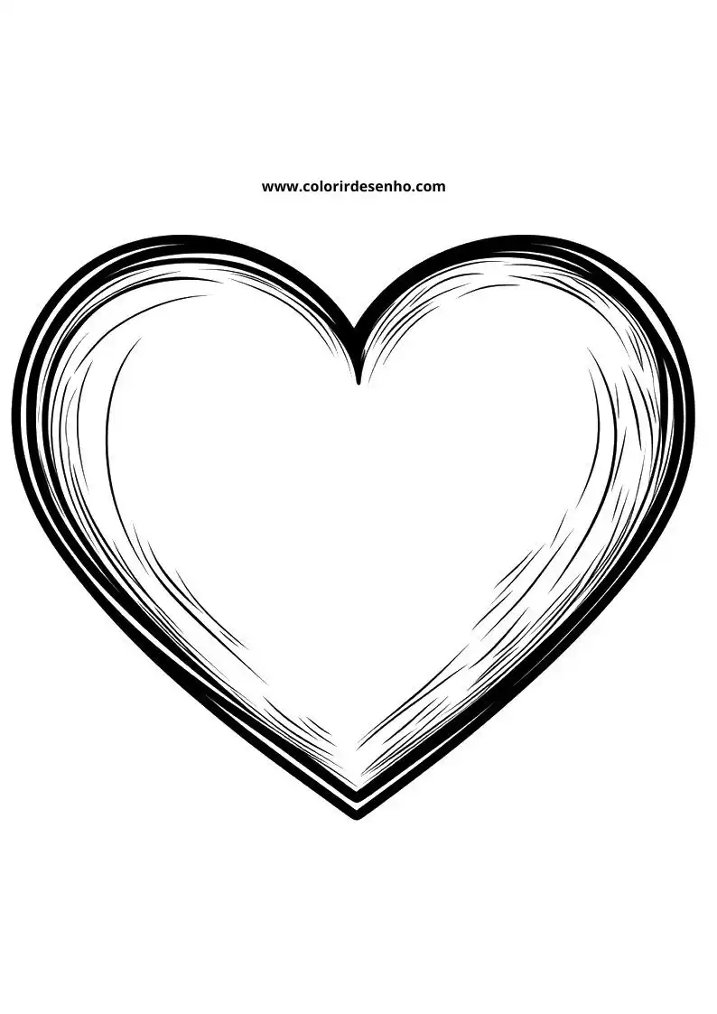 Printable Heart Coloring Pages 111