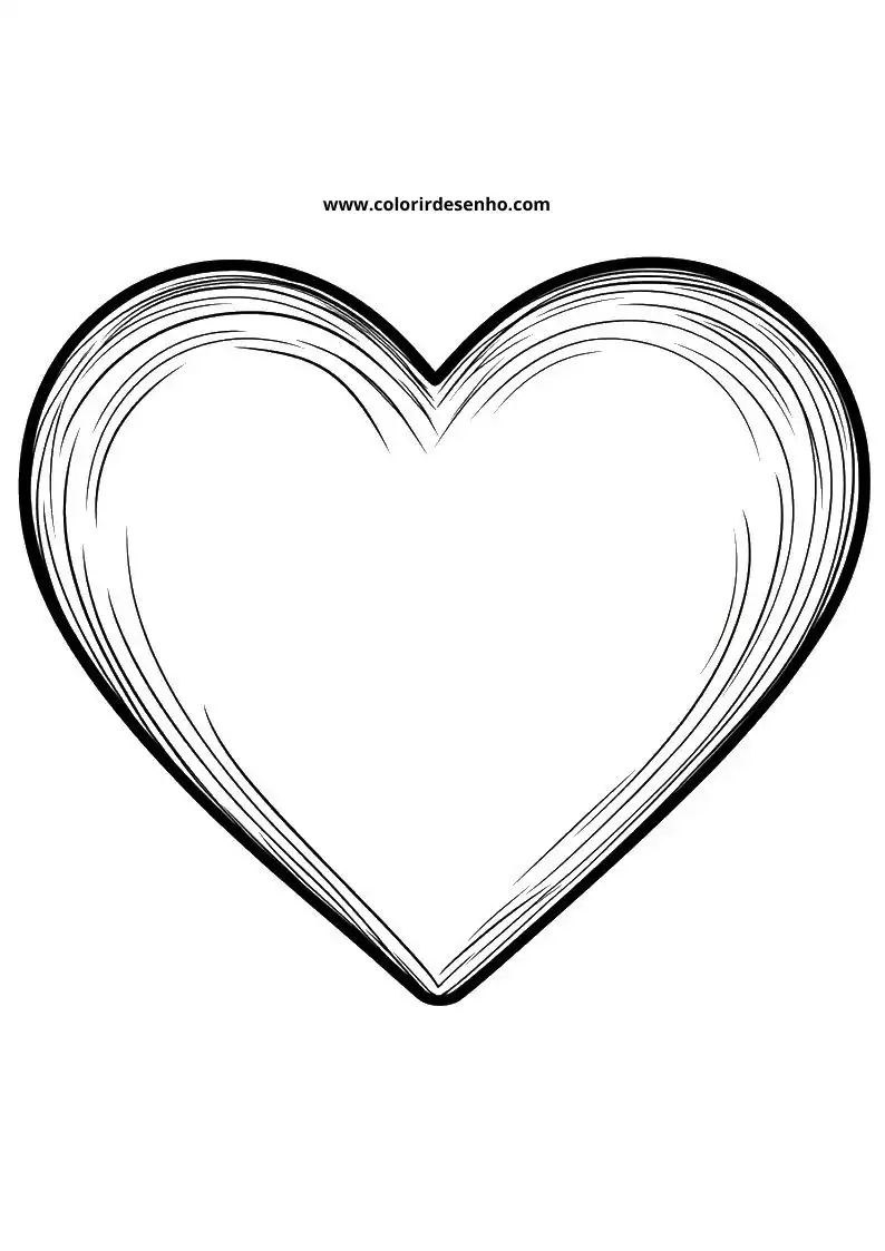 Printable Heart Coloring Pages 112