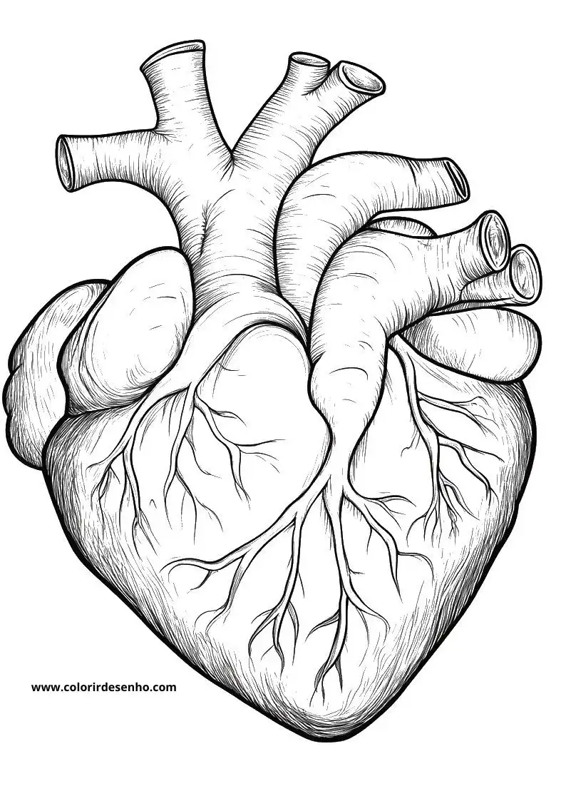 Printable Heart Coloring Pages 96