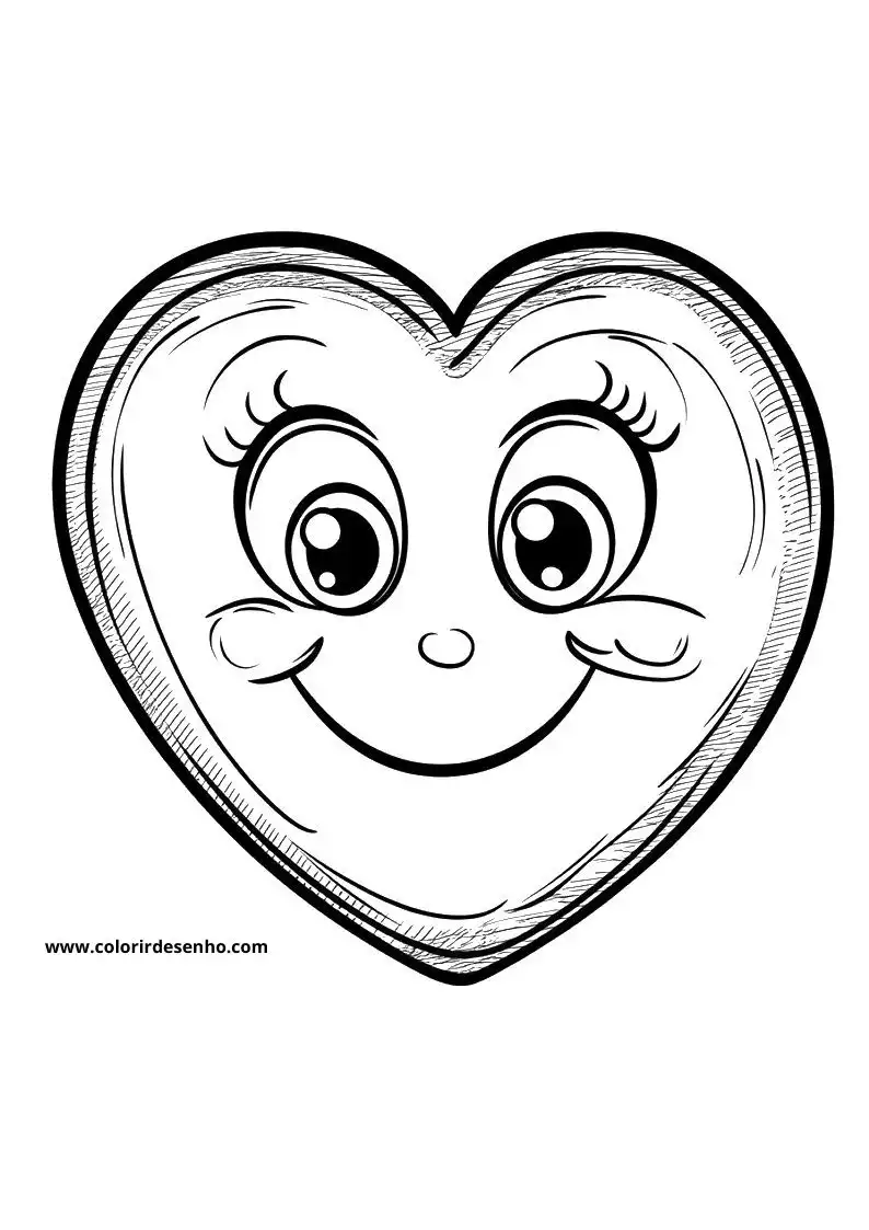 Heart Coloring Sheets 114