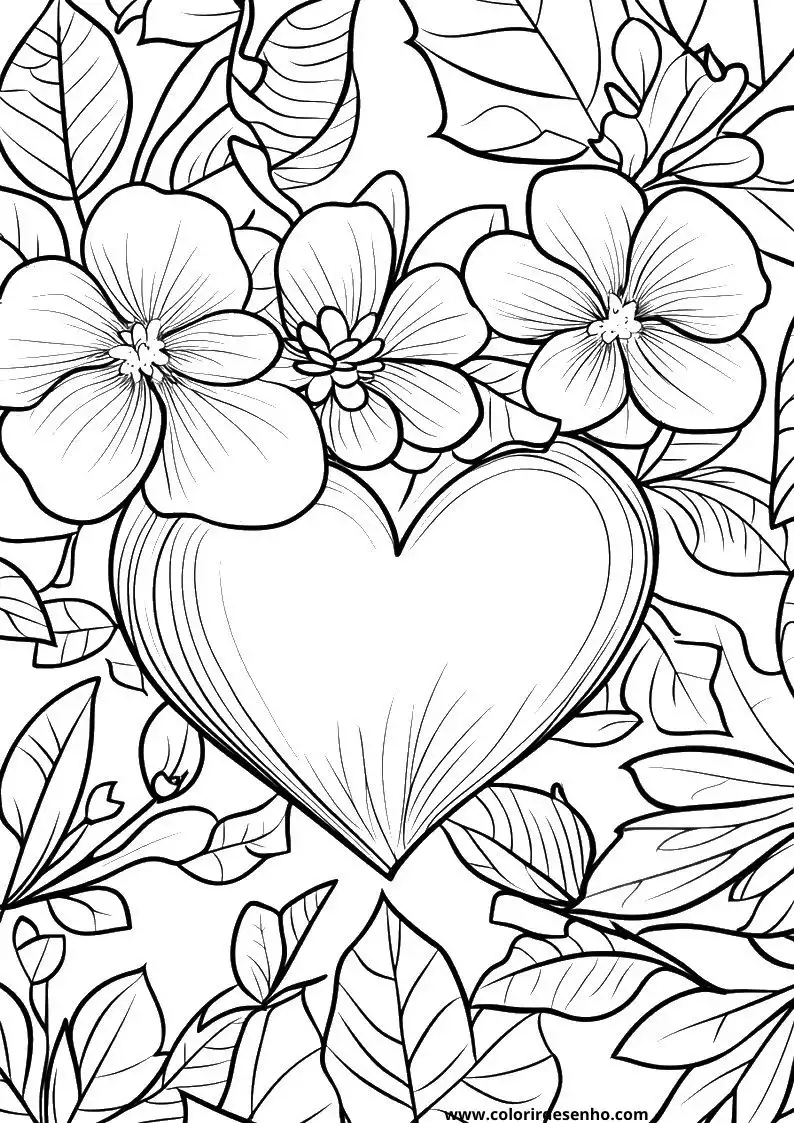 Heart Coloring Sheets 152