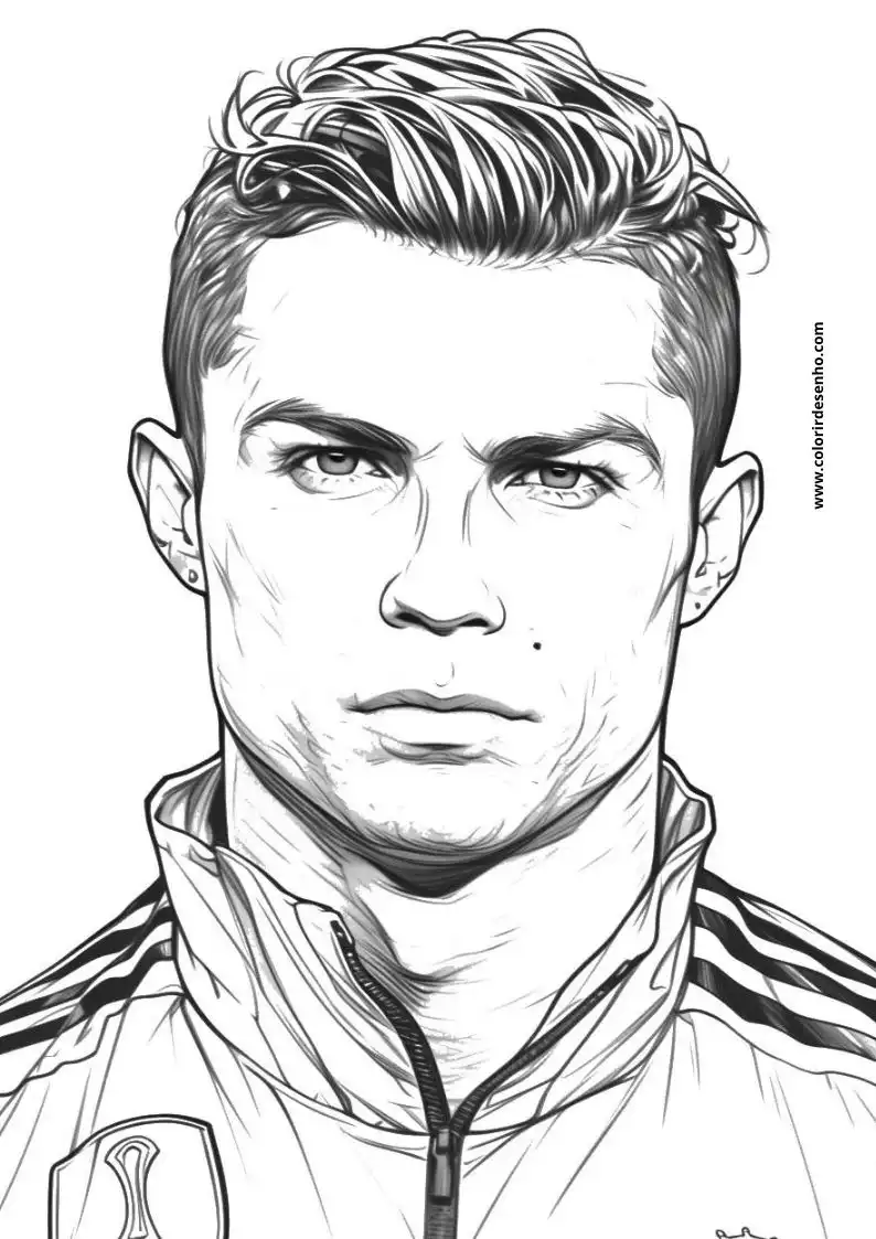 Cristiano Ronaldo Coloring Pages 12