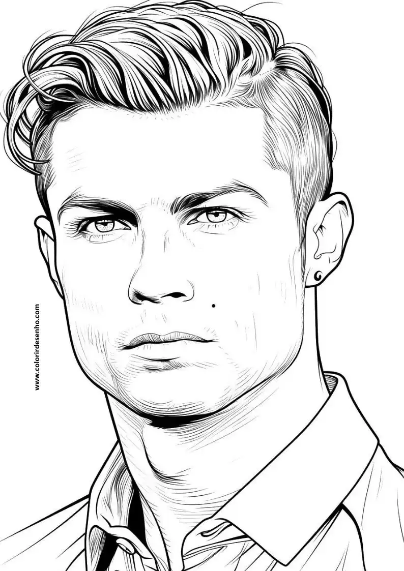 Cristiano Ronaldo Coloring Pages 14