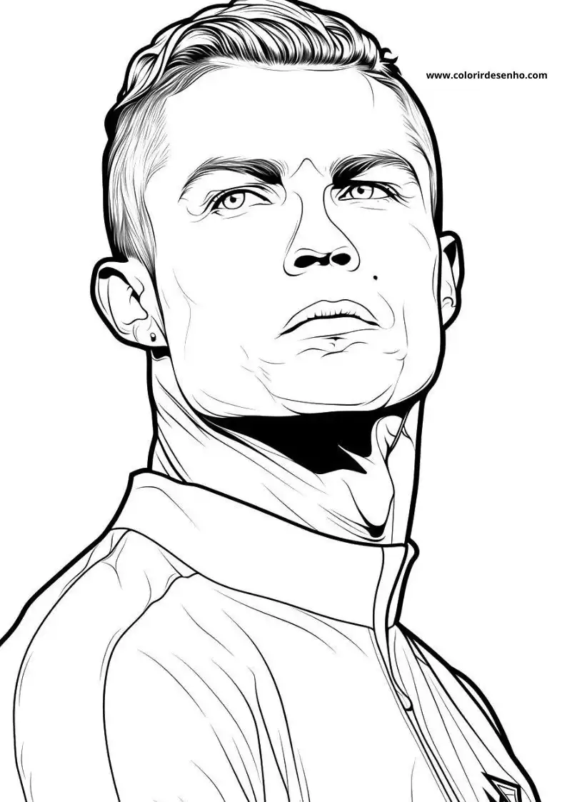 Cristiano Ronaldo Coloring Pages 31