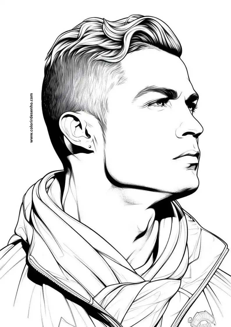 Cristiano Ronaldo Coloring Pages 32