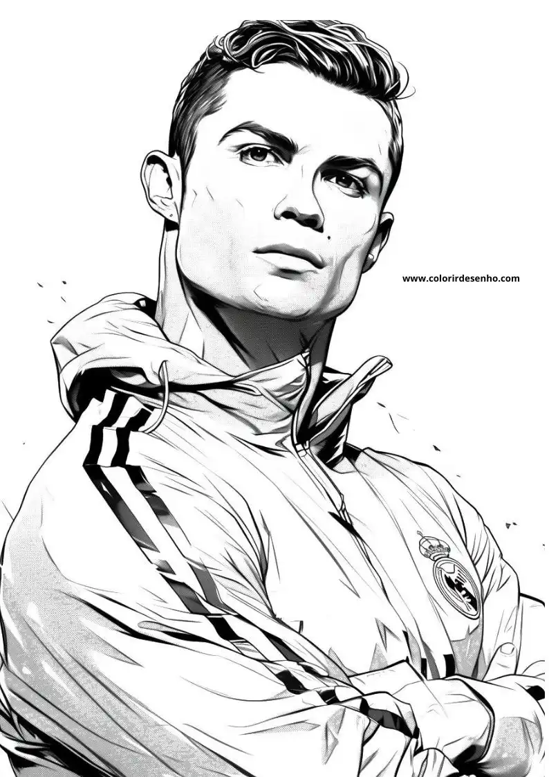 Cristiano Ronaldo Coloring Sheets 69