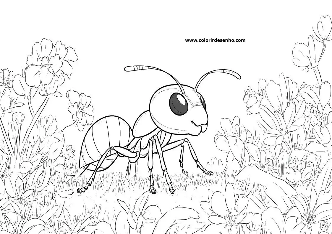 Ant Coloring Sheets 13