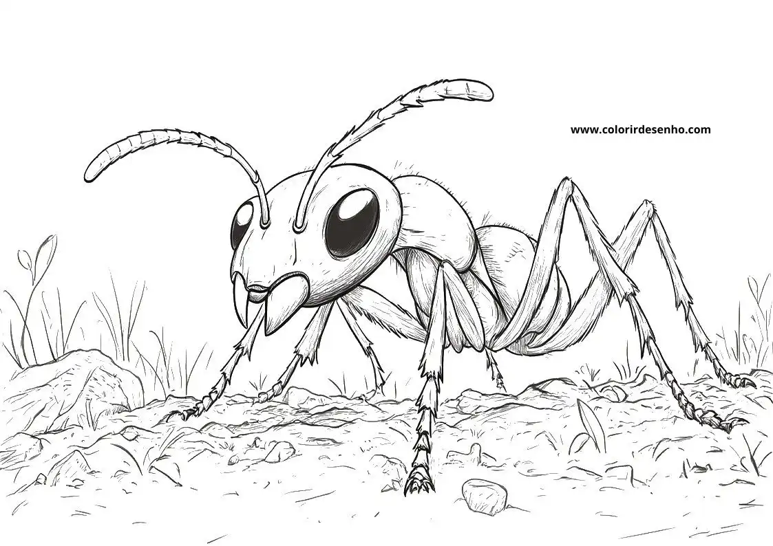 Ant Coloring Sheets 22