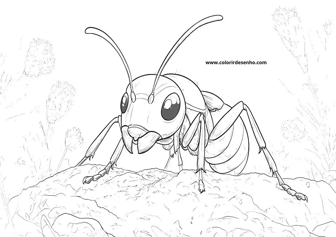 Ant Coloring Sheets 27