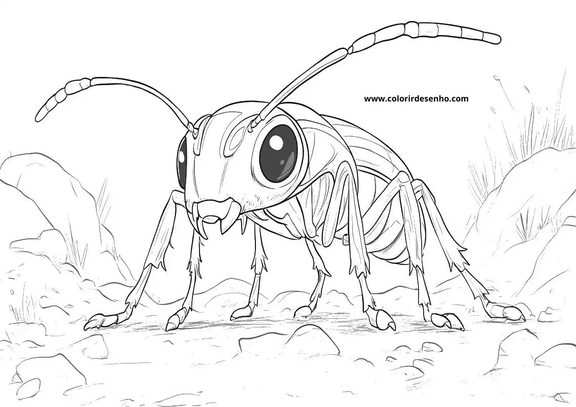 Ant Coloring Sheets 3