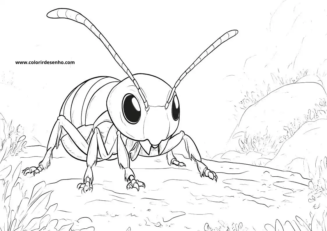 Ant Coloring Sheets 37