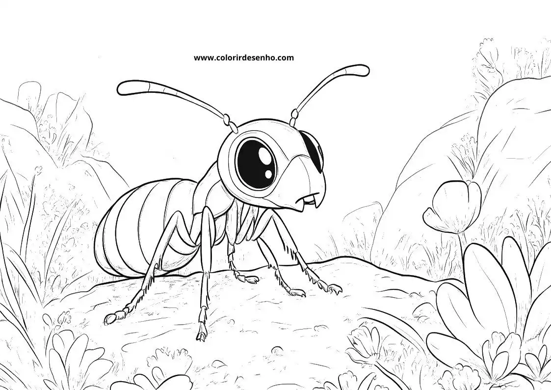 Ant Coloring Sheets 38