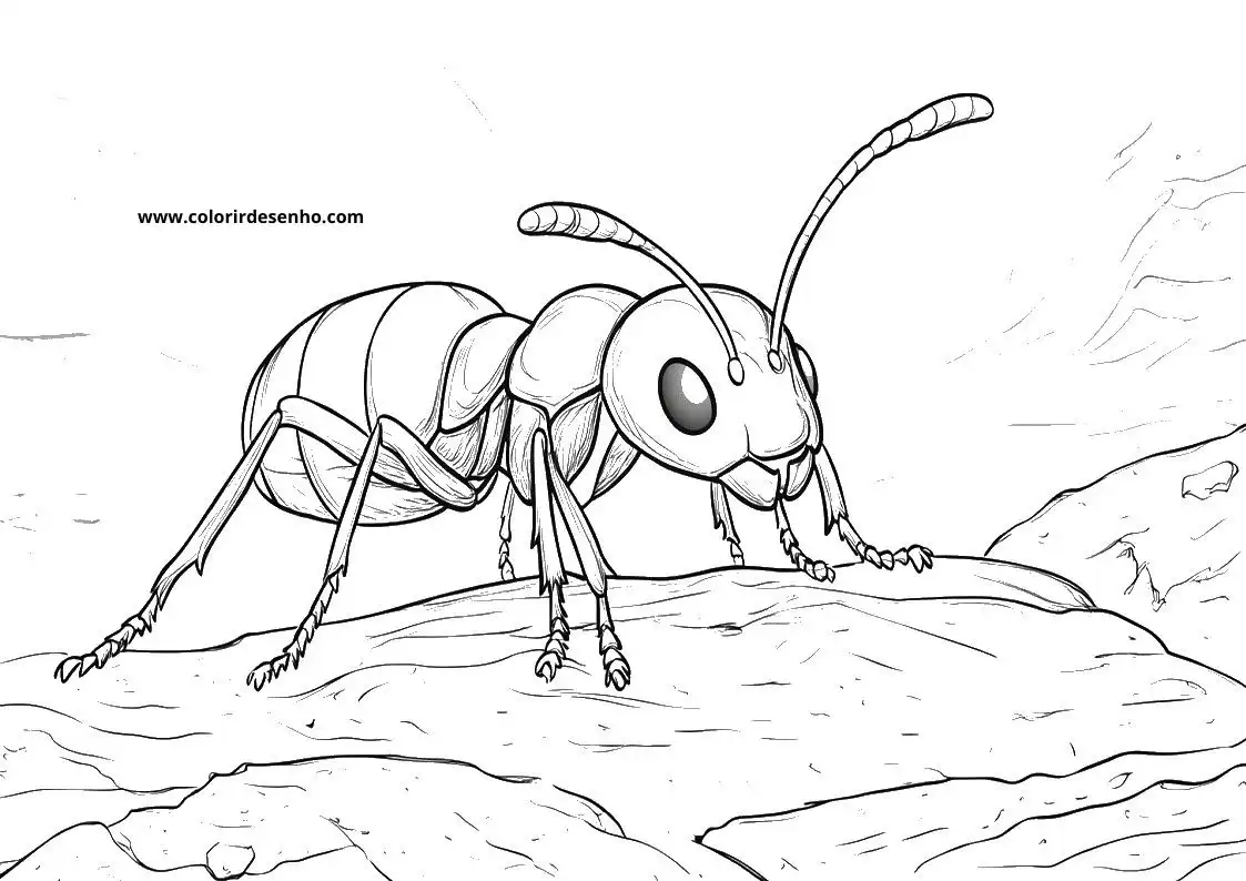 Printable Ant Coloring Pages 76