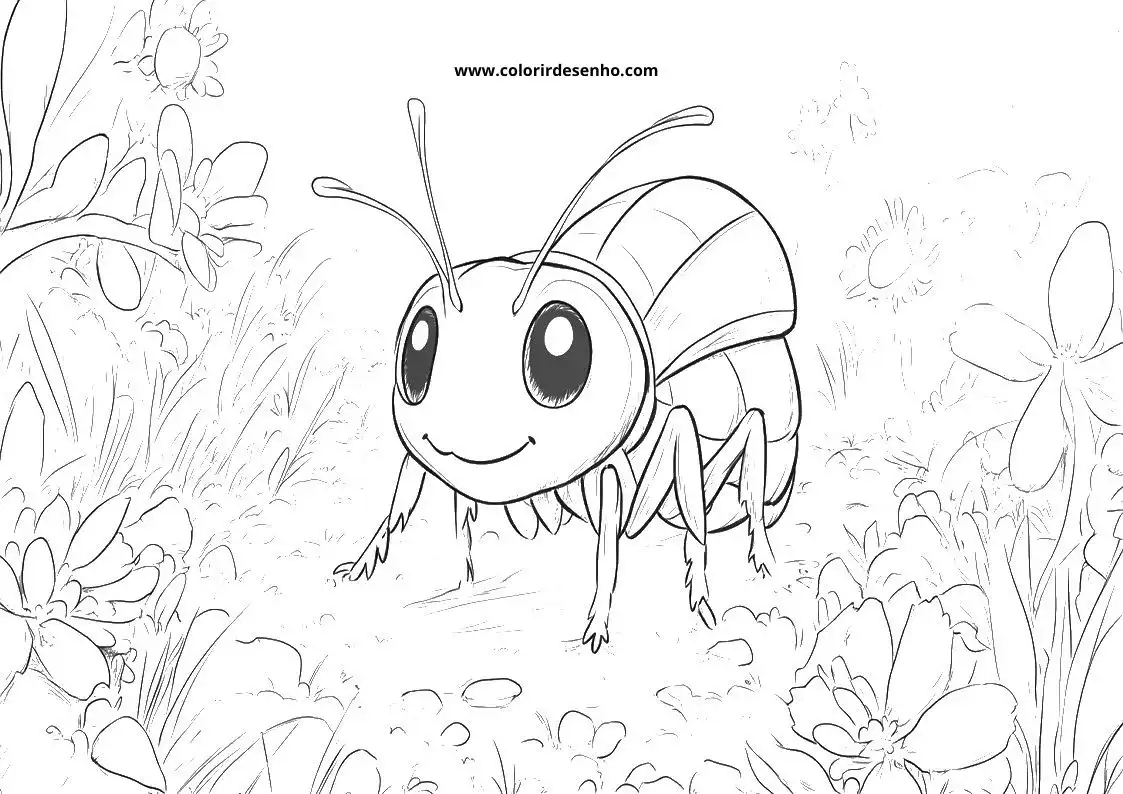 Printable Ant Coloring Pages 84