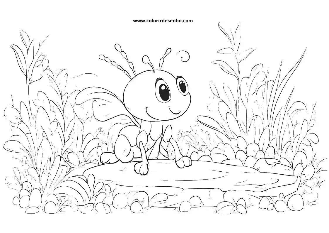 Printable Ant Coloring Pages 85