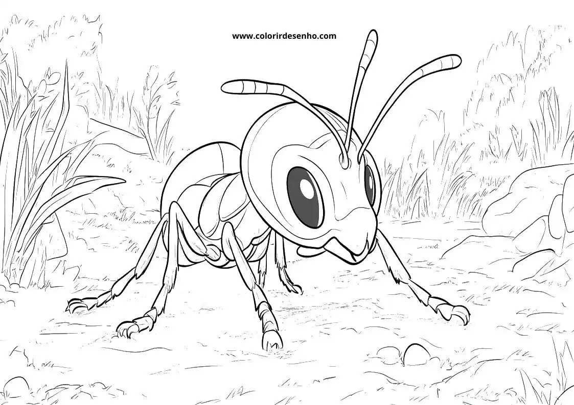 Printable Ant Coloring Pages 94