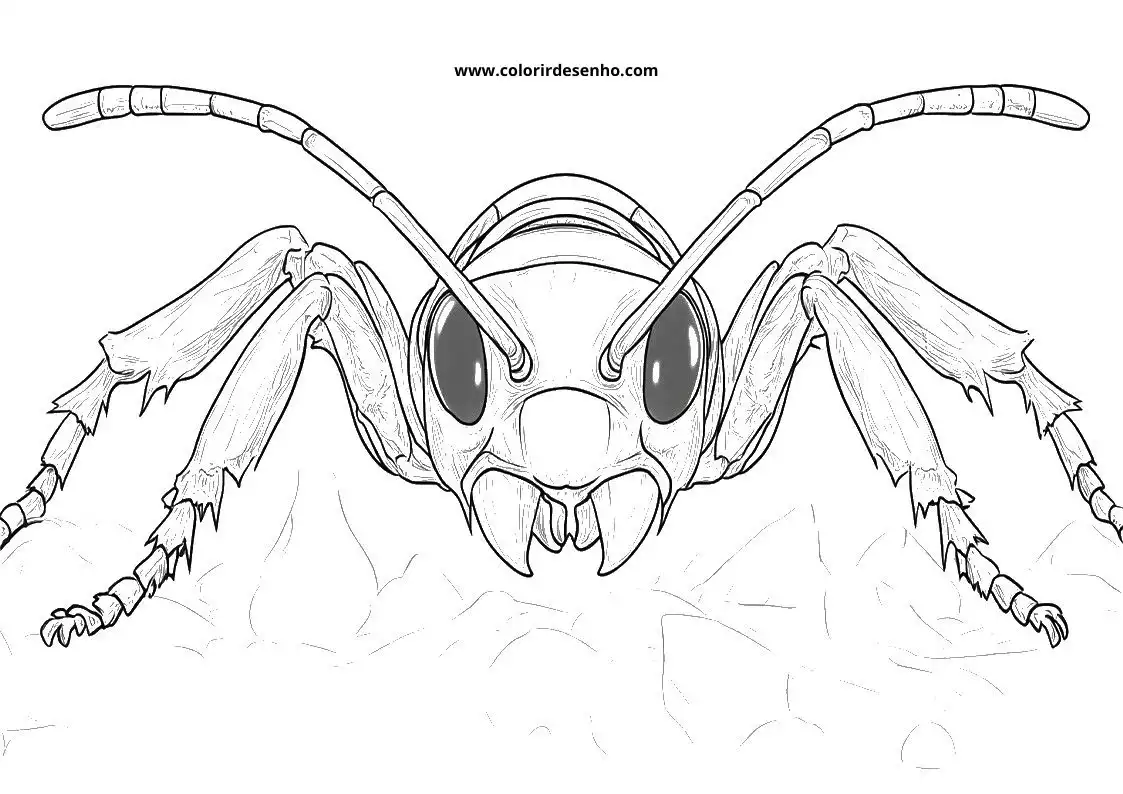 Printable Ant Coloring Pages 97