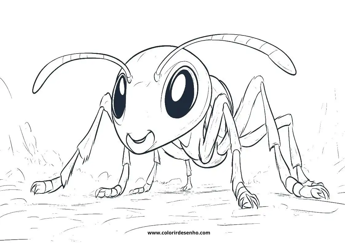 Ant Coloring Pages 55