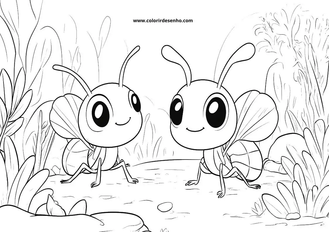 Ant Coloring Pages 68